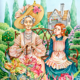 Снежная королева. Когда забыла стереть розы.