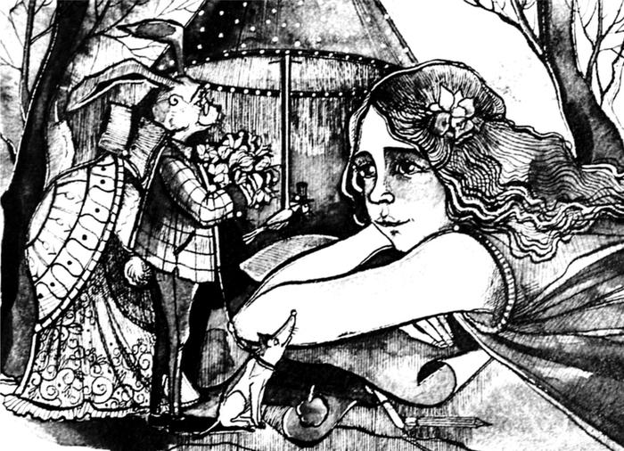 В сказке... Иллюстрация к книге А. Краузе