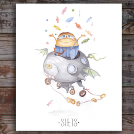 Иллюстрация для путеводителя в музей хлеба