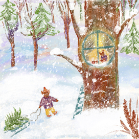 Лисята и Новый год 