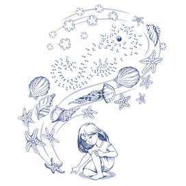 Мечты о море - рисунок по цифрам