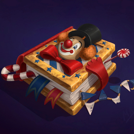 клоун-книга