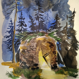 Хижина на краю Леса