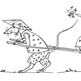 Новогодняя крыска