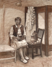 рисунок фигуры в интерьере