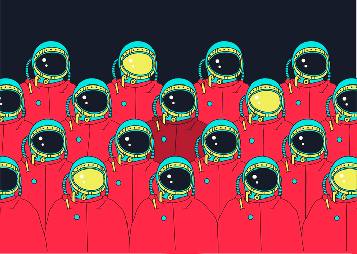 Космонавты