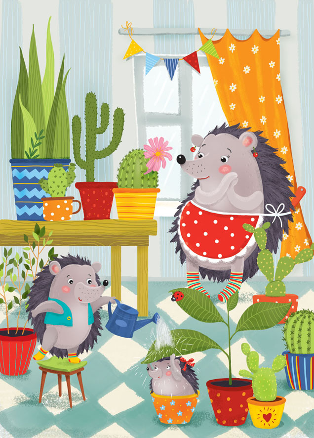 Из жизни ежиков...