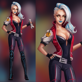 Racer concept art