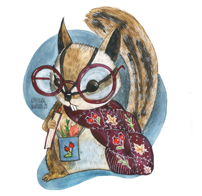 Бурундук ботаник и лоскутное одеяло