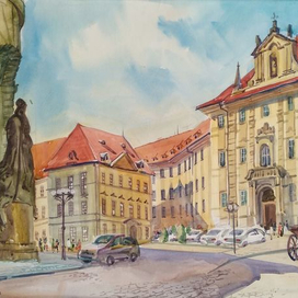 Марианская площадь. Прага.