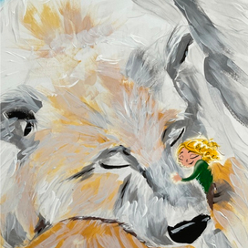 Открытка из серии вымирающие животные «Белый медведь»