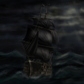 пиратский корабль