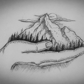 Горы - это любовь.