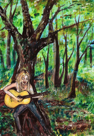 парк и гитара