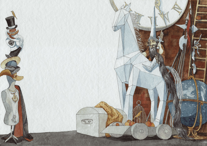 Книга о театре. Черномор на складе декораций.