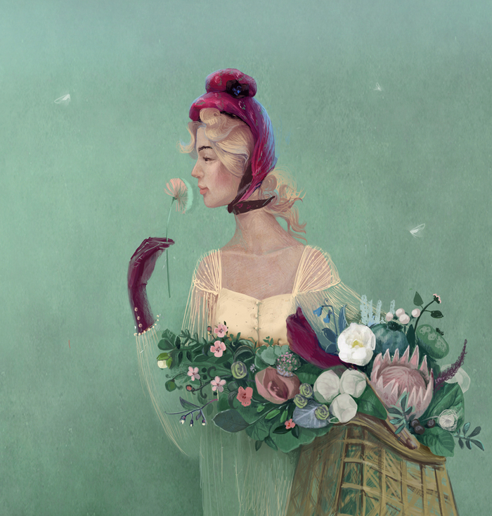 Цветочница \ из сказки  Марии луценко"Эльфова башня"