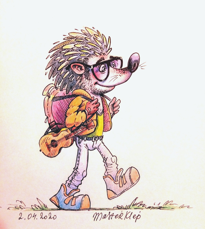 Персонаж Ежик-турист