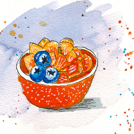 Апельсиновый десерт