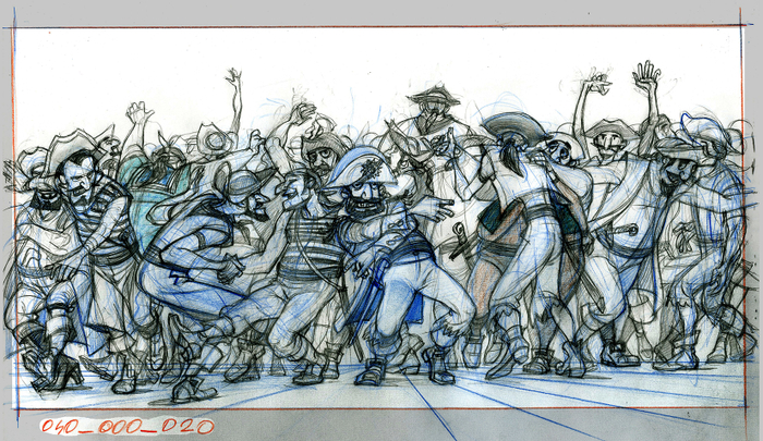 Разработка локации для мультфильма.