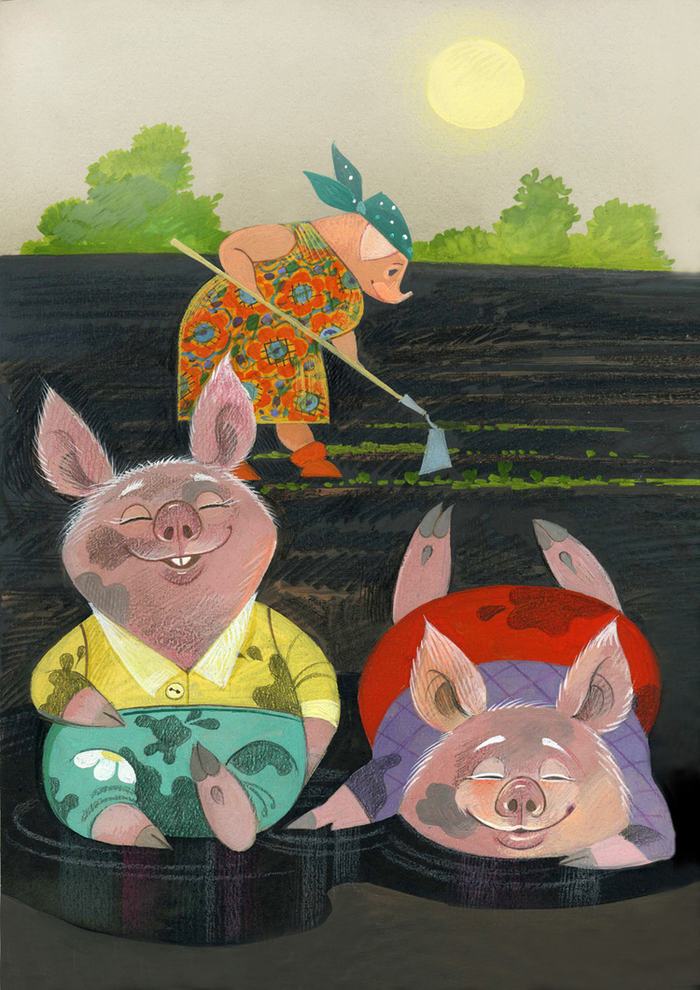 Из сборника басен "Цыплята Индиго"