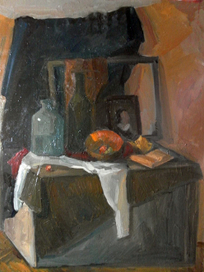 Натюрморт с пртретом