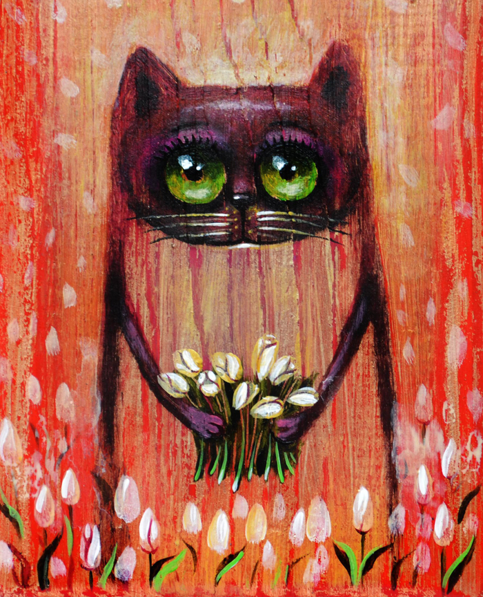 Белые тюльпаны