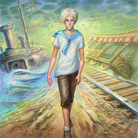 иллюстрация к аудиокниге Крапивина Владислава " Выстрел с монитора"