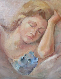 Спокойствие.холст, масло, 40х50