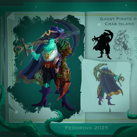 The ghost pirate from Crab Island 2