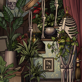 Интерьер каннибала