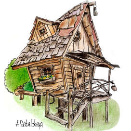 Избушка на опушке