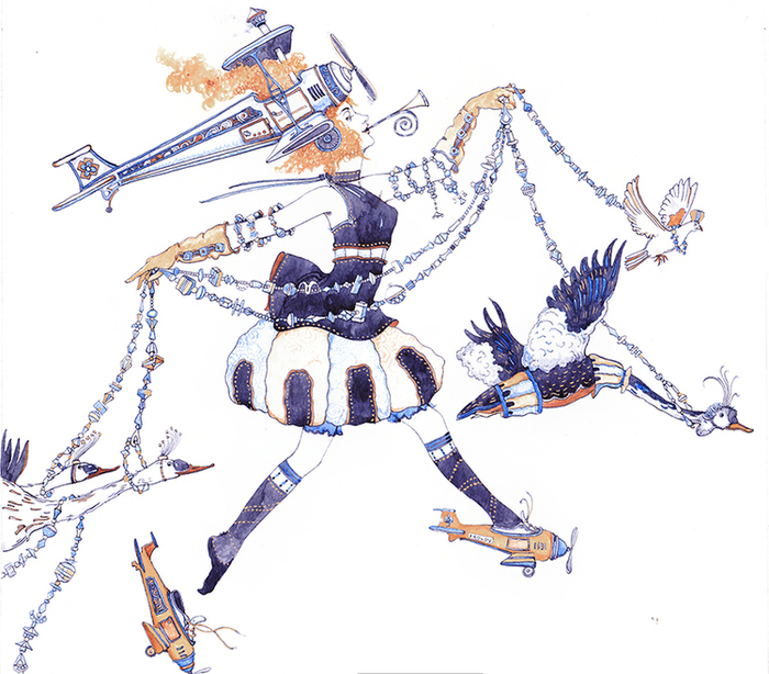 Ероплан,из серии сбежавшие предметы