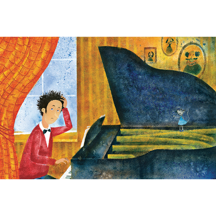 Хозяин рояля о мышке не знал (Весёлая мышка А.Усачёв)