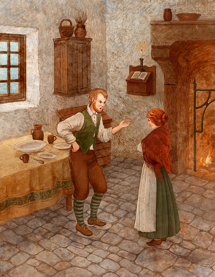 Ирландская сказка. Как поссорились Нелли и Динни