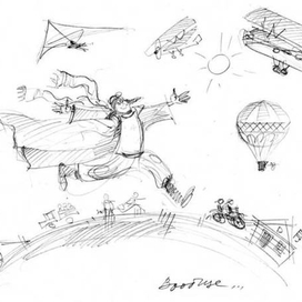 Эскиз к мультфильму.