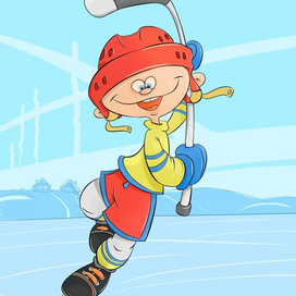 Маленький хоккеист