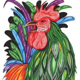 Гордый петух