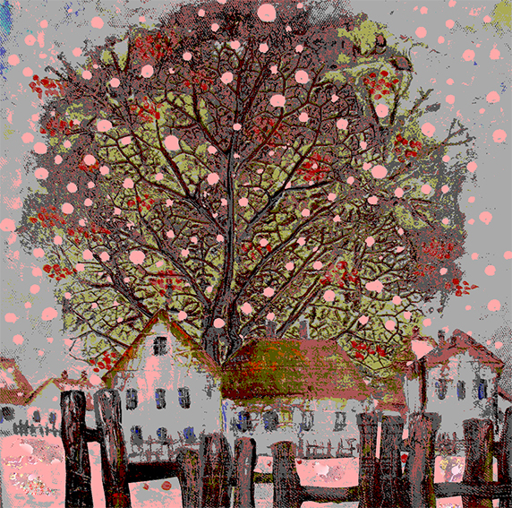 "Падает снег..."  Заставка.