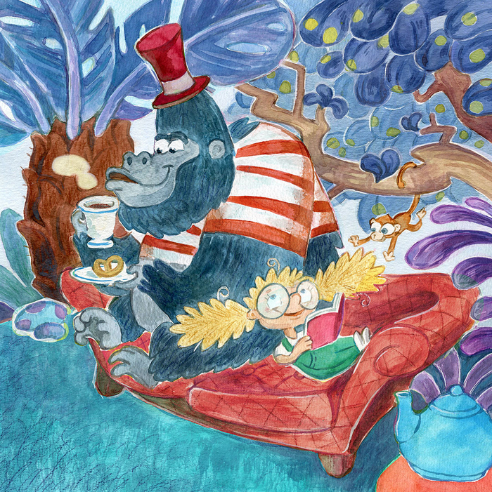 Книжный вечер в джунглях