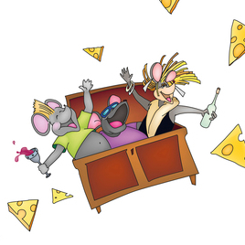 Заглянул сосед в подвал - там - мышиный карнавал