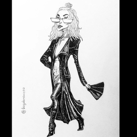 Пафосная леди