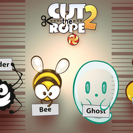 Cut the rope 2: charasters teaser.