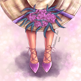 Быстрая весенняя иллюстрация 