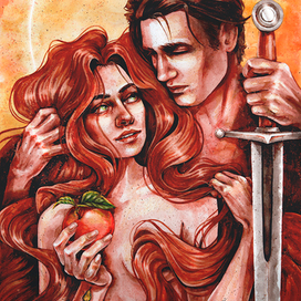 Карта таро (влюбленные)