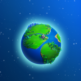 Мультяшная планета