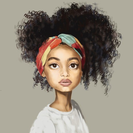 Темнокожая девочка