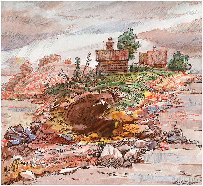 Набросок по Волге