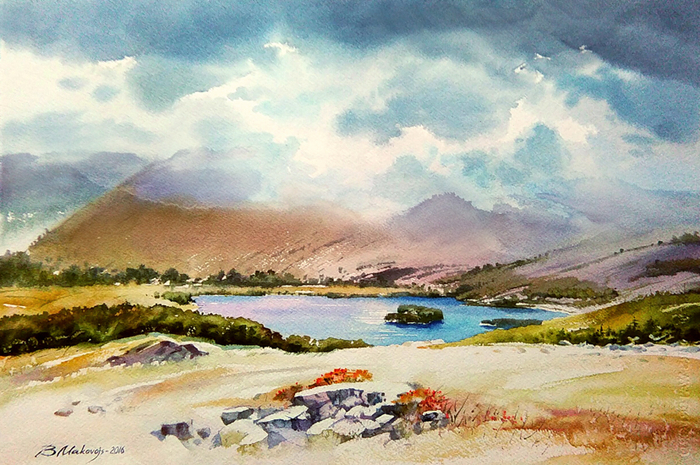 ,,В горах Ирландии.Эннискерри,,