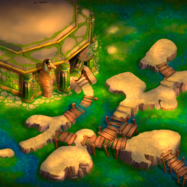 Игровая локация к игре Invincible Cleopatra: Caesar's Dreams Collector's Edition 