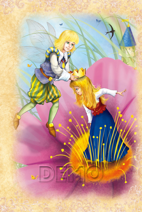 "дюймовочка" иллюстрация 22